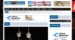 Desktop Screenshot of deltadailynews.com